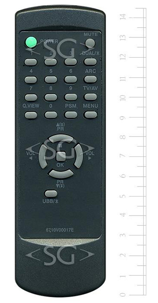 Пульт дистанционного управления для LG 6710V00017E (54E)